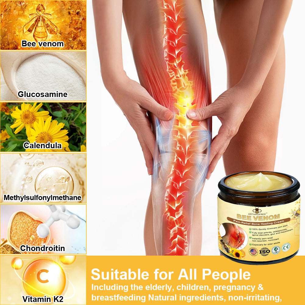 ArthroFree™ Bee-Venom Pain-Relief Bone Healing Cream(Specially for older adults & AAOS recommends)